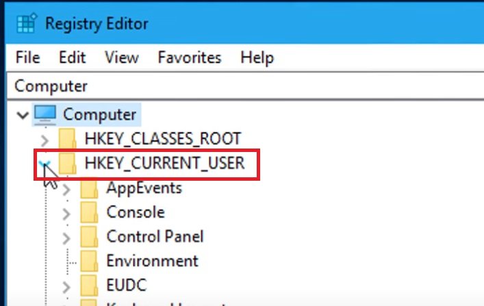 HKEY_CURRENT_USER