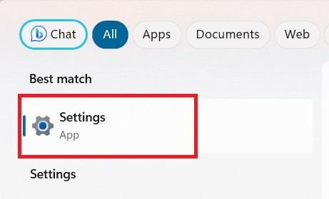 click on settings in Windows 10 and 11